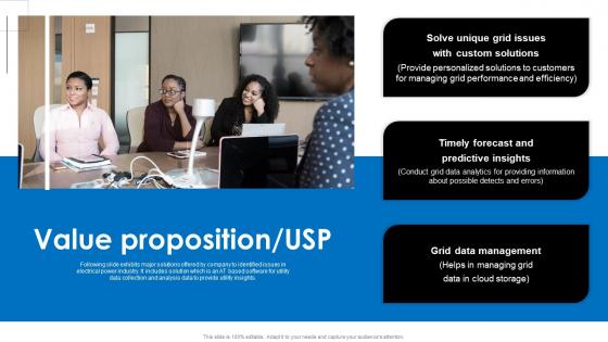Value Proposition USP Gridcure Investor Funding Elevator Pitch Deck