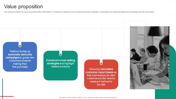 Value Proposition Woowup Investor Funding Elevator Pitch Deck