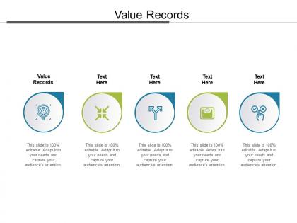 Value records ppt powerpoint presentation pictures professional cpb