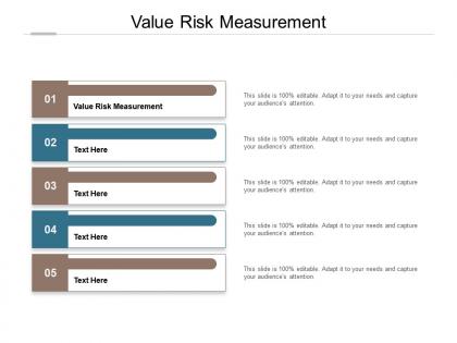 Value risk measurement ppt powerpoint presentation icon graphics tutorials cpb