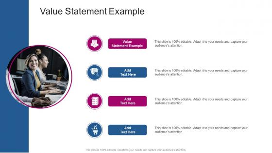 Value Statement Example In Powerpoint And Google Slides Cpb