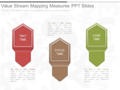 Value stream mapping measures ppt slides