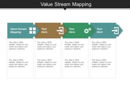 Value stream mapping ppt slides information cpb