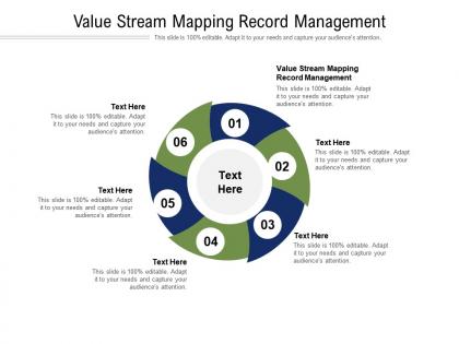 Value stream mapping record management ppt powerpoint presentation ideas background image cpb