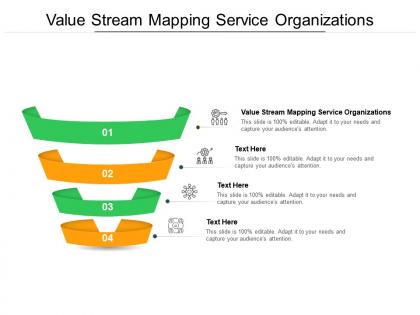 Value stream mapping service organizations ppt powerpoint layouts cpb
