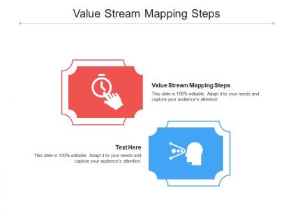 Value stream mapping steps ppt powerpoint presentation inspiration topics cpb