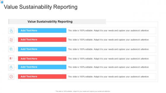 Value Sustainability Reporting In Powerpoint And Google Slides Cpb
