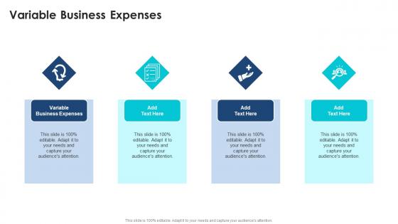 Variable Business Expenses In Powerpoint And Google Slides Cpb