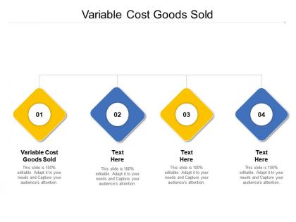 Variable cost goods sold ppt powerpoint presentation model slide portrait cpb