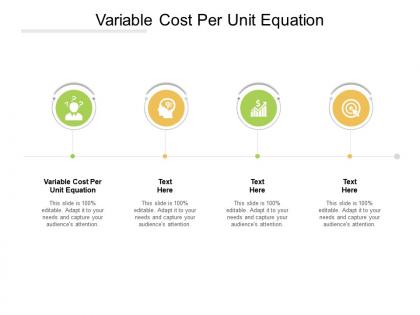 Variable cost per unit equation ppt powerpoint presentation summary show cpb