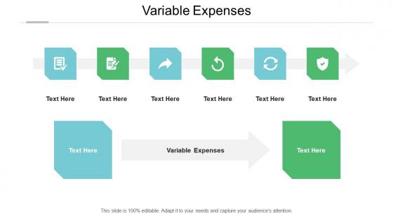 Variable expenses ppt powerpoint presentation pictures mockup cpb