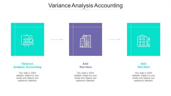 Variance Analysis Accounting Ppt Powerpoint Presentation Portfolio Deck Cpb