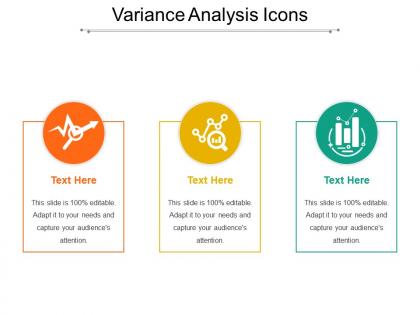 Variance analysis icons