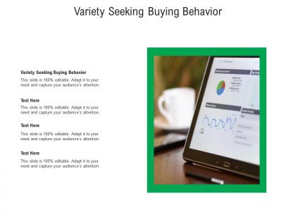 Variety seeking buying behavior ppt powerpoint presentation portfolio aids cpb