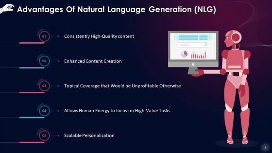 Various Advantages Of Natural Language Generation Training Ppt