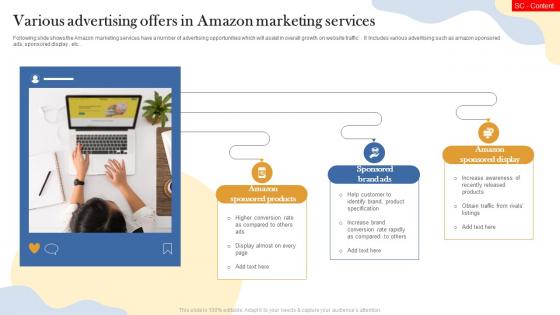 Various Advertising Offers In Amazon Marketing Services