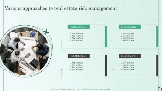 Various Approaches To Real Estate Risk Management Managing Various Risks