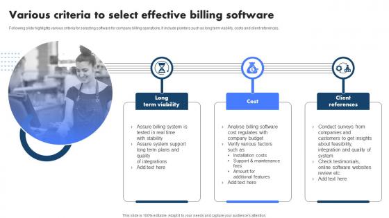 Various Criteria To Select Effective Billing Software Billing Management System