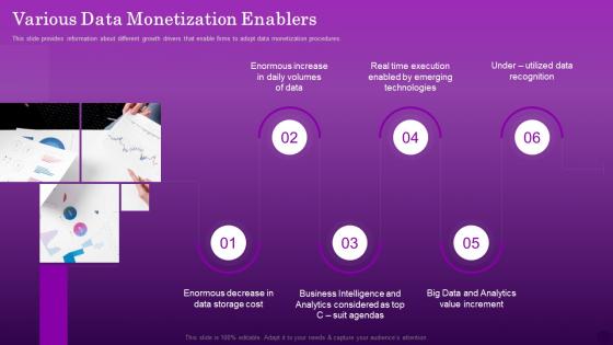 Various Data Monetization Enablers Ensuring Organizational Growth Through Data Monetization