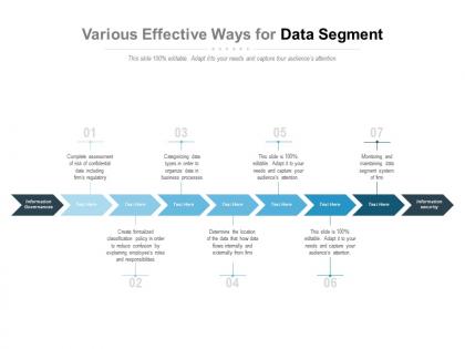 Various effective ways for data segment