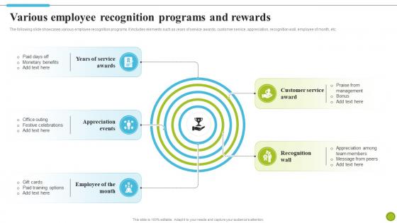 Various Employee Recognition Programs And Rewards Strategies To Improve Diversity DTE SS