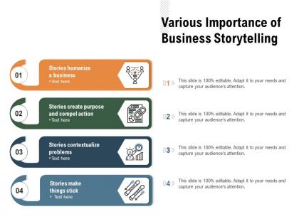Various importance of business storytelling