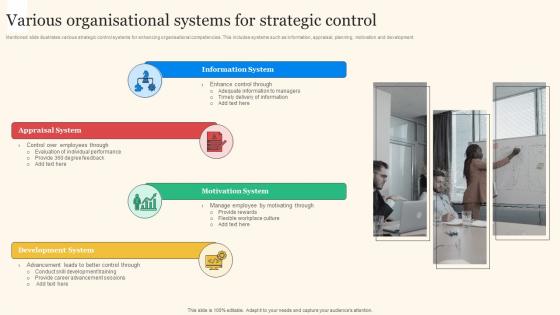 Various Organisational Systems For Strategic Control