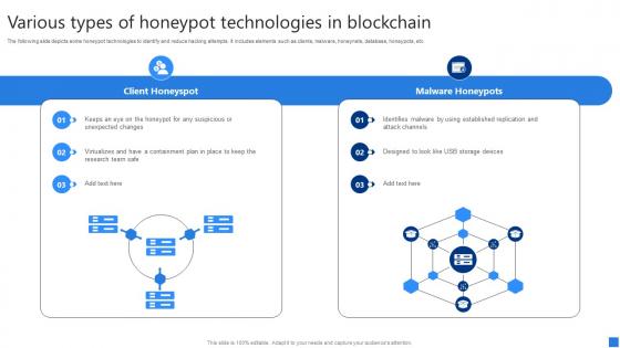 Various Types Of Honeypot Technologies Securing Blockchain Transactions A Beginners Guide BCT SS V
