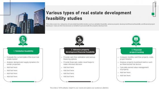 Various Types Of Real Estate Development Feasibility Studies