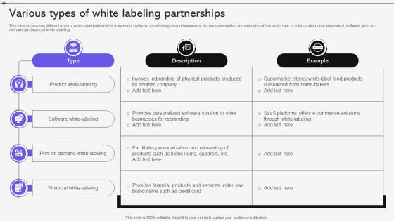 Various Types Of White Labeling Partnerships