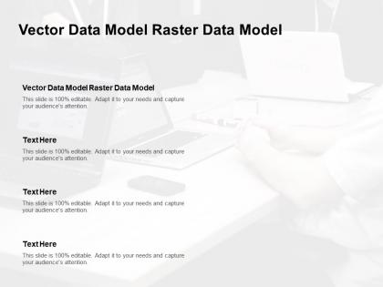 Vector data model raster data model ppt powerpoint presentation model pictures cpb
