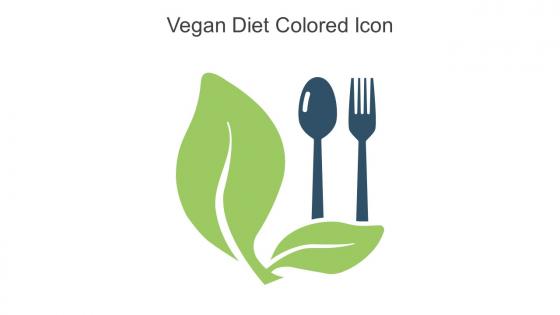 Vegan Diet Colored Icon In Powerpoint Pptx Png And Editable Eps Format