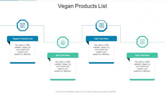 Vegan Products List In Powerpoint And Google Slides Cpb
