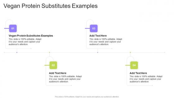 Vegan Protein Substitutes Examples In Powerpoint And Google Slides Cpb