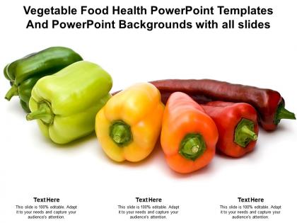 Vegetable food health powerpoint templates and with all slides ppt powerpoint