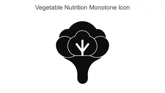 Vegetable Nutrition Monotone Icon In Powerpoint Pptx Png And Editable Eps Format
