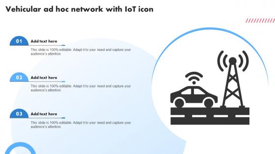Vehicular Ad Hoc Network With IoT Icon