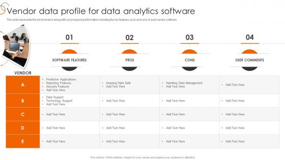 Vendor Data Profile For Data Analytics Software Process Of Transforming Data Toolkit