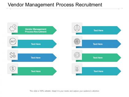 Vendor management process recruitment ppt powerpoint presentation layouts topics cpb
