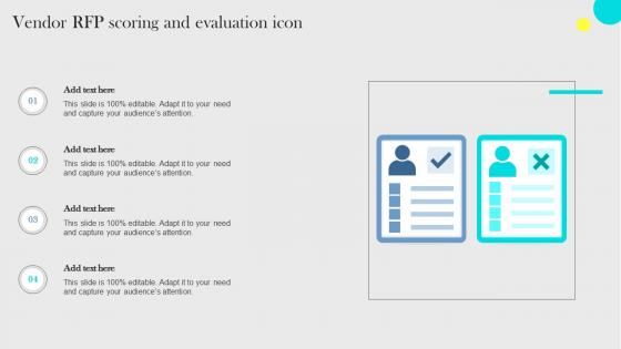 Vendor RFP Scoring And Evaluation Icon