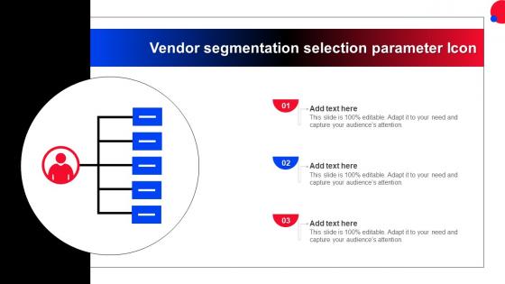 Vendor Segmentation Selection Parameter Icon