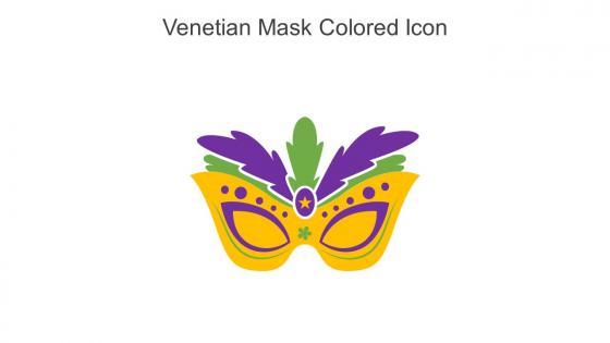 Venetian Mask Colored Icon In Powerpoint Pptx Png And Editable Eps Format