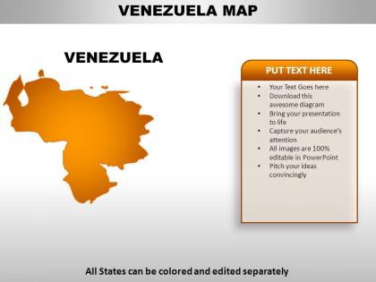 Venezuela country powerpoint maps