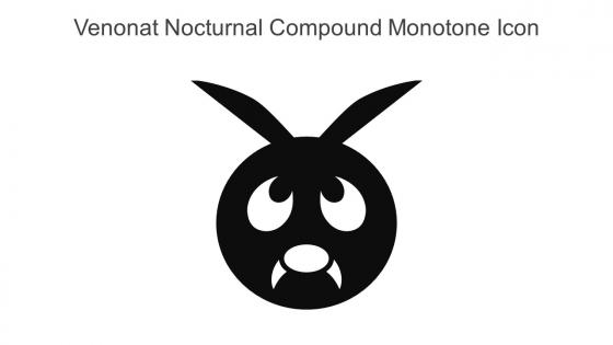 Venonat Nocturnal Compound Monotone Icon In Powerpoint Pptx Png And Editable Eps Format