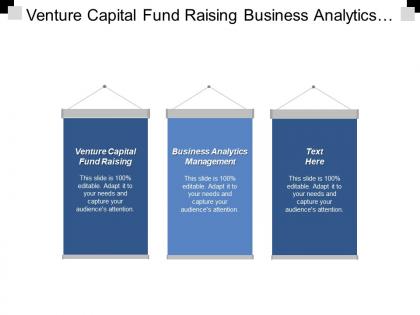 Venture capital fund raising business analytics management portfolio management cpb