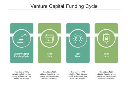 Venture capital funding cycle ppt powerpoint presentation show slides cpb