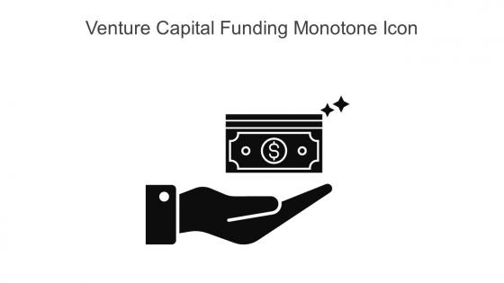 Venture Capital Funding Monotone Icon In Powerpoint Pptx Png And Editable Eps Format