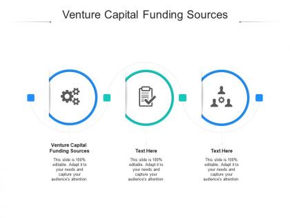 Venture capital funding sources ppt powerpoint presentation model design inspiration cpb