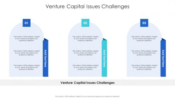 Venture Capital Issues Challenges In Powerpoint And Google Slides Cpb