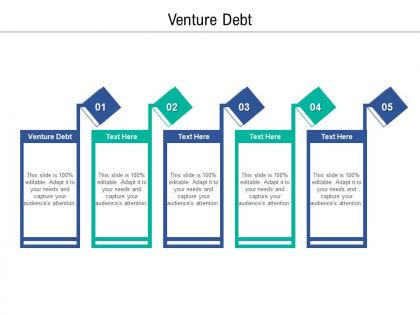 Venture debt ppt powerpoint presentation layouts slide portrait cpb